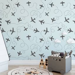 Papel de Parede Infantil Avião N3944
