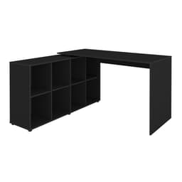 Mesa de Escritório em L Nero Preta