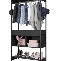 Closet Barcelona Arte Moveis Preto