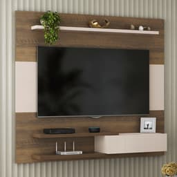 Painel TV 55" Monza Pinho / Off White