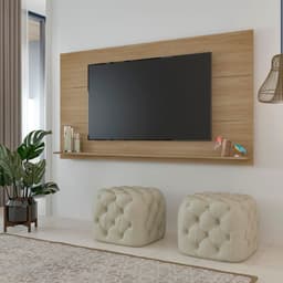 Painel TV 60" Slim Carvalho