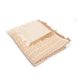 Manta Diamond Creme 120x150 cm