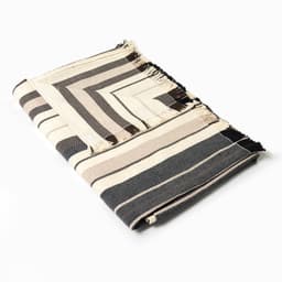 Manta Ouro Preta Tabaco 120x140 cm