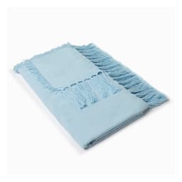 Manta Solid Azul 180x140 cm