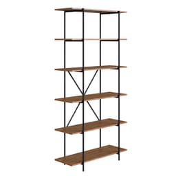 Estante Tube Preta e Vermont 180 cm