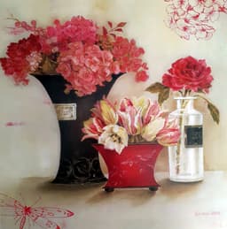 Gravuras Coleção Floridas 30 x 30 cm