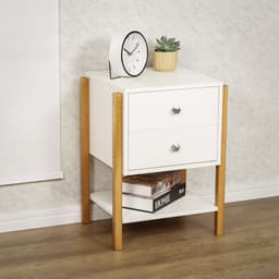 Mesa de Cabeceira Branca Magali