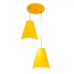 Pendente Cadiz 2L Amarelo