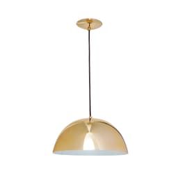 Pendente Focus Cúpula I Dourado 100 cm