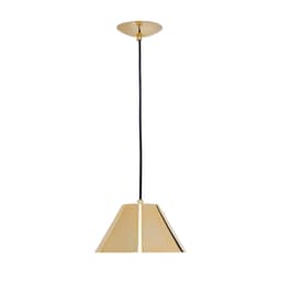 Pendente Focus Cúpula II Dourado 100 cm