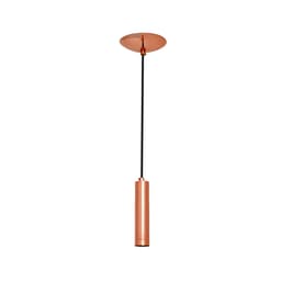 Pendente Focus Cilindro I Cobre 100 cm