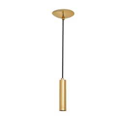 Pendente Focus Cilindro I Dourado 100 cm