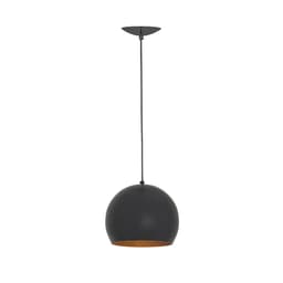 Pendente Focus Preto e Dourado 100 cm