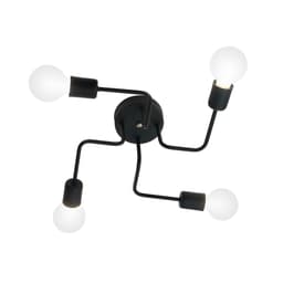 Plafon Focus Preto 36 cm