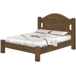 Cama Casal Marques Castanho Fosco