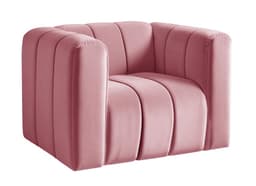 Poltrona Mona Cor:Suede Rosa 280