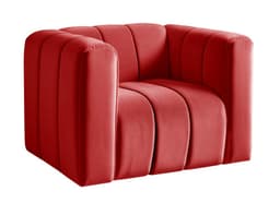 Poltrona Mona Cor:Suede Vermelho 100