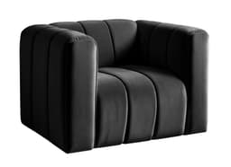 Poltrona Mona Cor:Veludo Preto 410