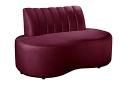 Sofá Doha Cor:Suede Bordô 110