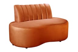 Sofá Doha Cor:Veludo Terracota 400