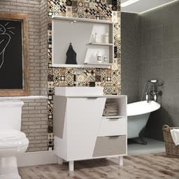 Conjunto de Banheiro Berton Angulo 0,80cm