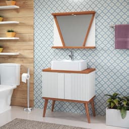 Conjunto de Banheiro Berton Slim 0,80cm