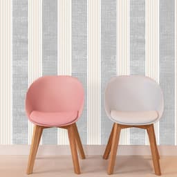 Papel de Parede France Bege E Cinza