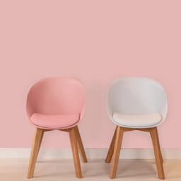 Papel de Parede Velvet Rosa Claro