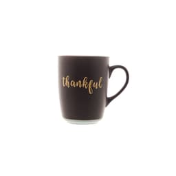 Caneca Thankful Preta 340ml