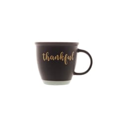 Caneca Thankful Preta 380ml
