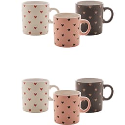 Conjunto com 6 Canecas Loh Colorido
