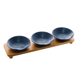 Conjunto de Pestiqueira Matt Azul 32 cm