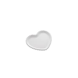 Conjunto de Pratos Beads Branco 15 cm