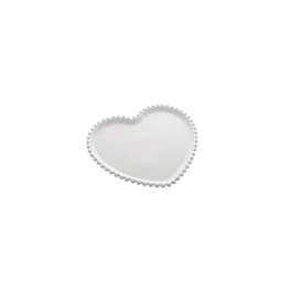 Conjunto de Pratos Beads Branco 17 cm