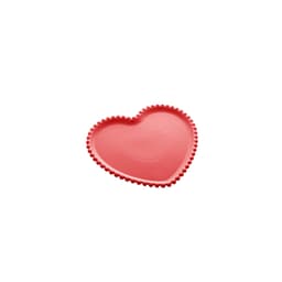 Conjunto de Pratos Beads Vermelho 17 cm