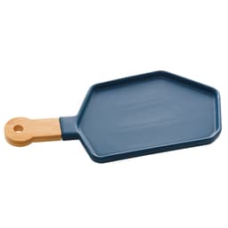 Petisqueira Matt Azul 19x40 cm