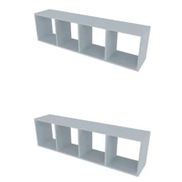 Conjunto com 2 Nichos Ciati Cinza Cristal