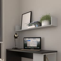 Prateleira KitCubos Cinza Cristal 110 cm