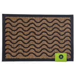 Capacho Ondas Natural e Preto 40x60 cm