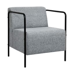 Poltrona Lino Linho Cinza