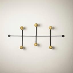 Cabideiro Madalena Ball Cor:Preto