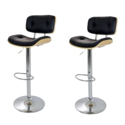 Kit 2 Banquetas Lux Wood