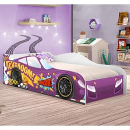 Cama Carro Kaboom Roxo Solteiro