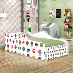 Cama Fun Futebol Seleção Solteiro