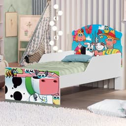 Cama Infantil Bichinhos na Fazenda
