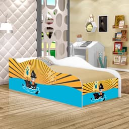 Cama Like Pirata Tubarão Solteiro