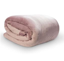 Cobertor King Flannel Rose