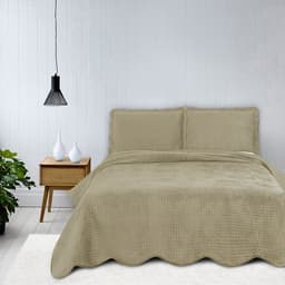Colcha Casal Velvet Neo Bege