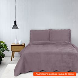 Colcha Casal Velvet Neo Rose