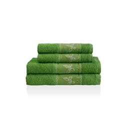 Jogo de Banho Malta Verde 4 peças Camesa